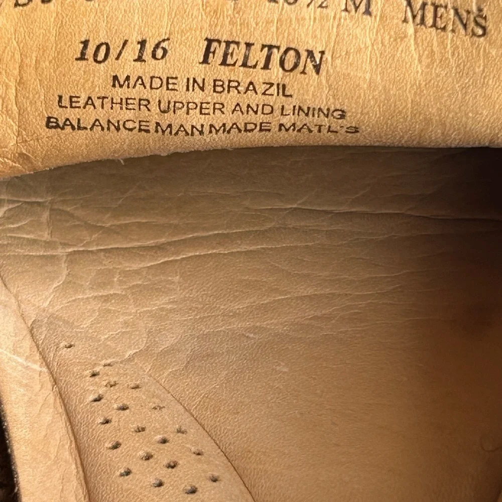 Tommy Bahama Felton nubuck perforated leather slip-on shoes in a brown